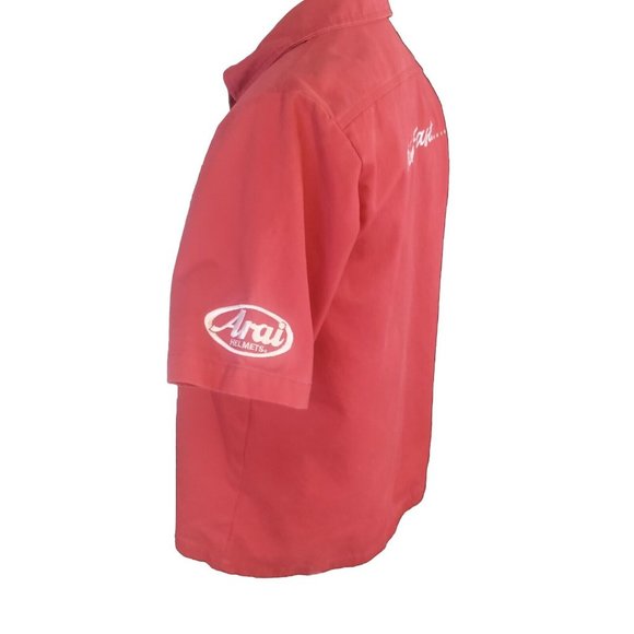 (XXL) Western Power Sports Motorcycle Event Shirt Mens Button Down Short Sleeve - Picture 6 of 11